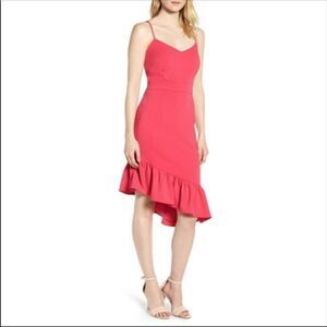 Chelsea28 Flounce Hem Dress